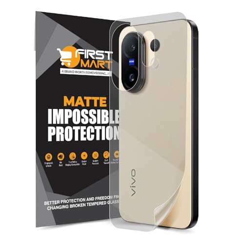 Image of FIRST MART Matte Back Screen Protector for Vivo X200 FE - TPU Anti-Glare Protection, Anti-Slip, Bubble-Free, Edge to Edge Coverage [ 1 Pack]