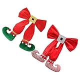 Hängen Sie die entzückende Verzierung auf, um den Weihnachtsbaum, den Kamin, die Tür, die Wand, das Fenster usw. zu schmücken.