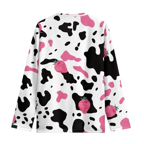 Image of Girls Basic Tee Shirts Outdoor Long Sleeve Shirt Winter Clothes Size 3-16 Top Fall Clothes Gift for Holiday