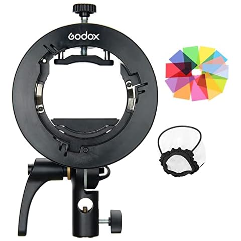 Soporte de flash Godox S2 Bowen Mount S-Type para V1 V860II AD200 AD200Pro AD400Pro Cover