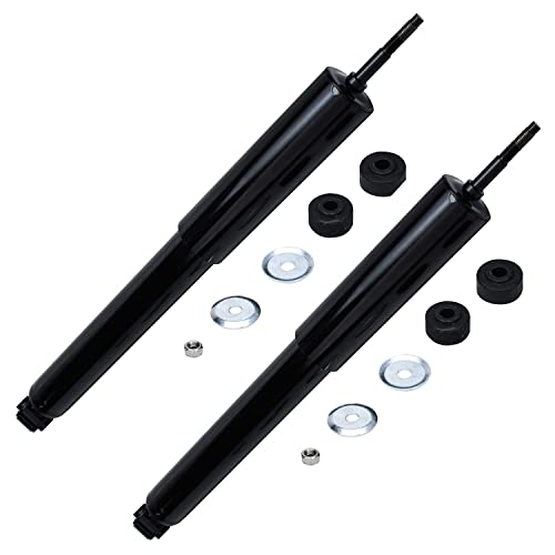 Image of Detroit Axle - 4WD Front Shock Absorbers Kit for 1995-1999 Dodge Ram 1500 2500, 1996 1997 1998, 2 Complete Shock Absorbers Assembly 2 Stabilizer Sway Bar Links Replacement