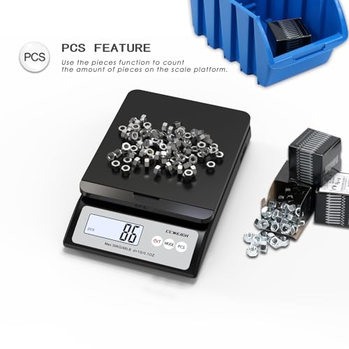 Báscula Postal Digital 30kg con Tapa Removible y Display LCD miniatura 4