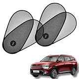 ZEIXERA Car Window Sun Shade for Baby & Kids – UV Protection, Foldable Rear Side Window Sunshade, Heat & Glare Blocker, Easy Install Static Cling, Universal Fit Car Accessories
