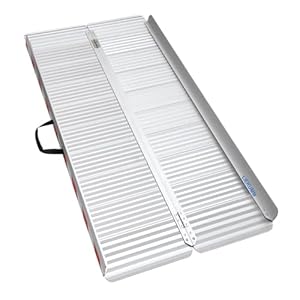 LIEKUMM Rollstuhlrampe 157cm, 85cm Verbreitert