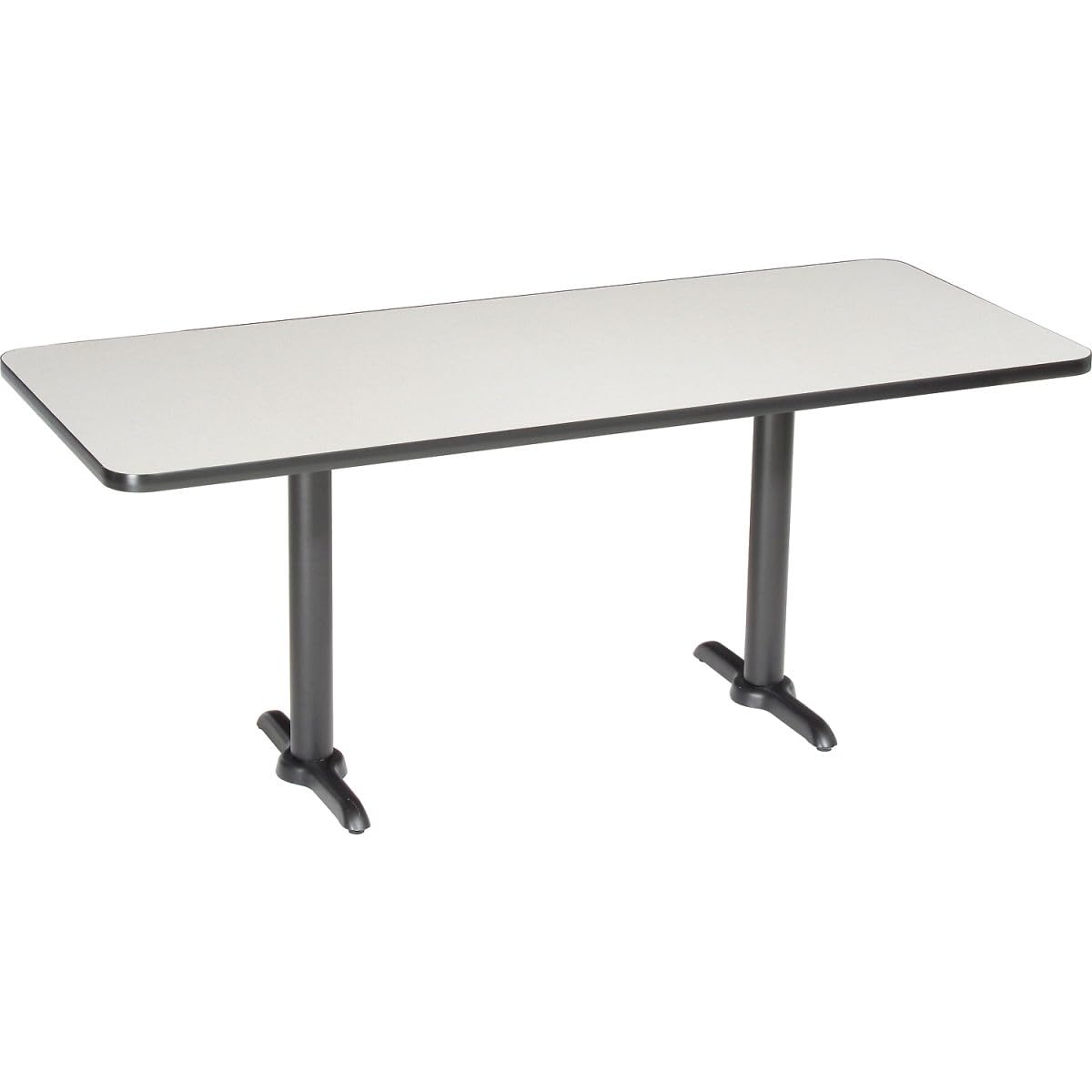 Interion Restaurant Table Gray - 60 x 30 in.
