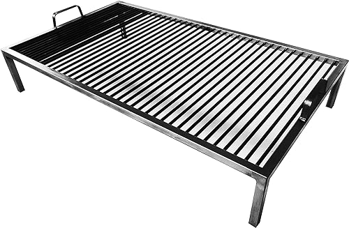 Parrilla argentina de lujo - Parrilla Argentina de hierro - BBQ Parrilla Asado - Parrilla Sor Pampa - Bacalao 14 (40 x 20 pulgadas)