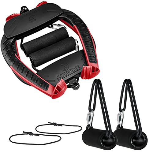 Portable Pull Up Bar And Dynamic Pull Up Bar Handles Strength Training For Doorway At Home Red #TOP3