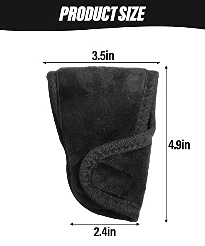 Yakefly Soft Plush Car Gear Shift Cover,Auto Shift Gear Cover,Automotive Gear Shifter Knob Cover,Universal Fit Gear Stick Cover,Car Shift Lever Interior Decor Accessories For Most Manual (Black) #TOP1