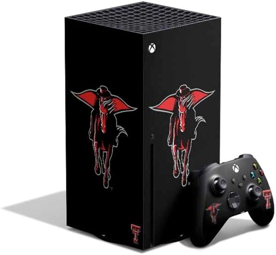 Skinit Decal Gaming Skin Compatible with Xbox Series X Bundle - Officially Licensed Texas Tech University Red Raiders Design