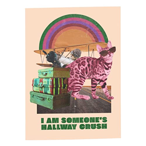 Affiche vintage chat de qualite superieure parodie humour deco murale