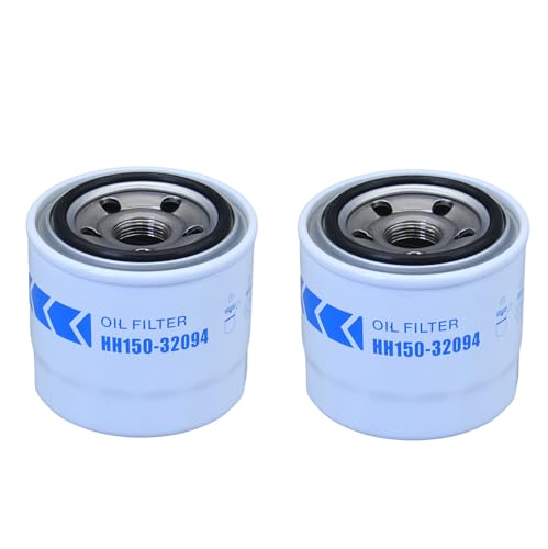2 Pack HH150-32094 Oil Filter Compatible with Kubota B1550 B1700 B2320 B2620 B2650 B2920 B5200 B7100 B7200 B7500 BX2670 Replace 51064 122-0833 70000-15241 70000-74034 P550162