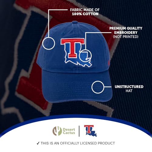 Desert Cactus Louisiana Tech University Gorra Baseball Azul miniatura 3