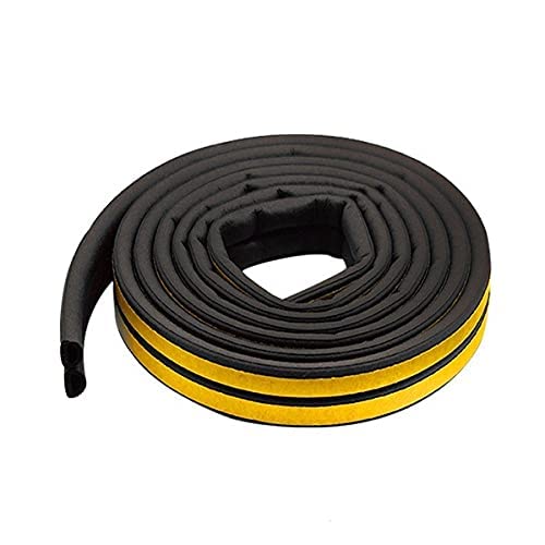 Bellveen Sound Proof/Dust Proof Multi Purpose Self Adhesive Tape for Sealing Doors and Windows (6 Meters) Black (Pack of 1)-image-31