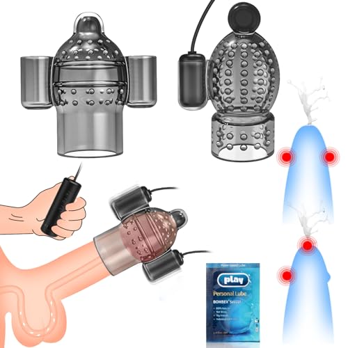 Masturbtore per Pene Vibratore per Uomo Sex Toys, Masturbatore Maschile Entraînement du Pénis avec...