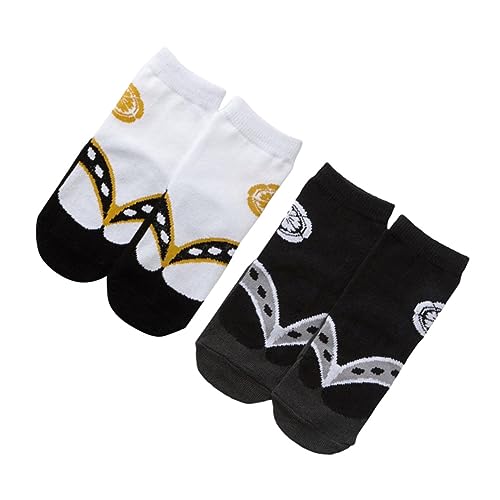 2 Pairs Clogs Pinto Socks Cotton Socks for Men Warm Big Toe Toddlers Ruffled Slipper