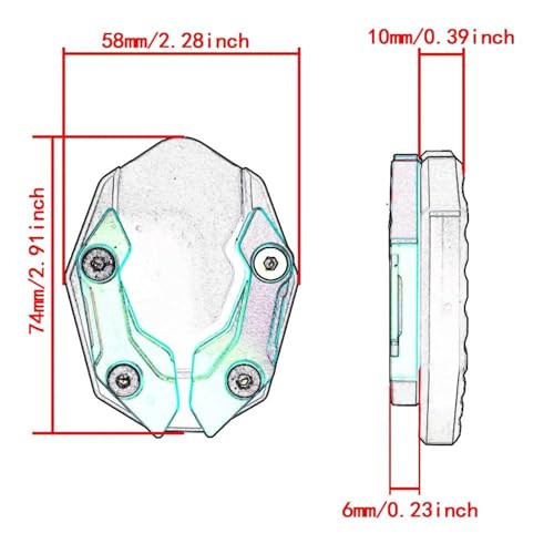 Béquille instable sur NMAX 125 ? Découvrez l'extension béquille latérale CNC - 2