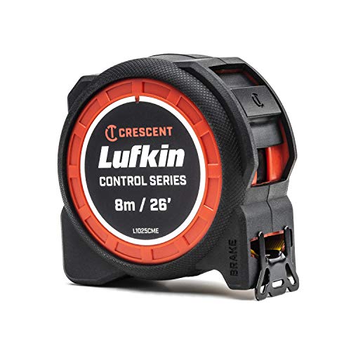 Lufkin 1-3/16 X 8M/26' Command Control Series Yellow Clad Tape Measure - L1025Cme-02 #TOP1