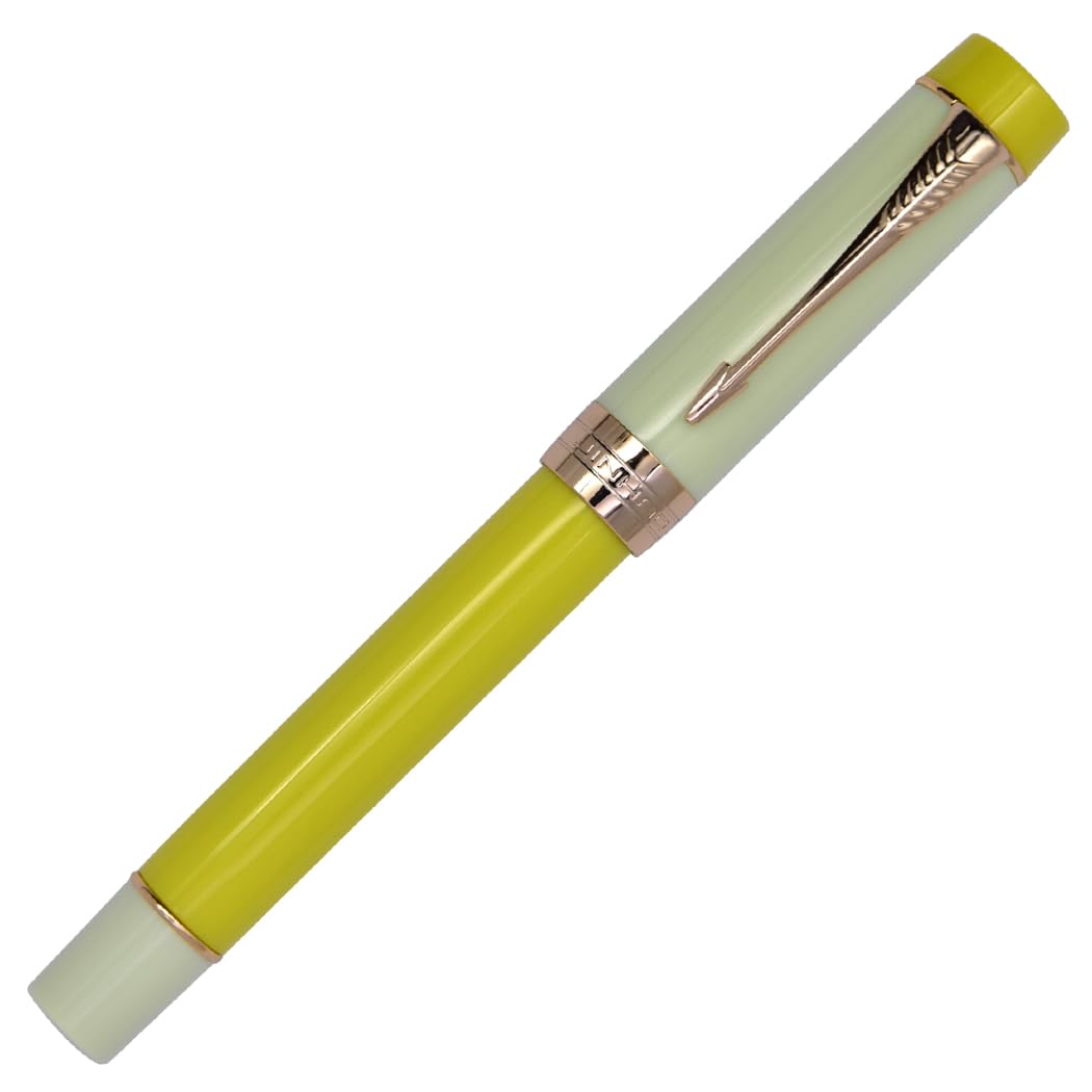 Ranvi Jinhao 100 Fountain Pen,Medium Nib,Sword Clip,Yellow