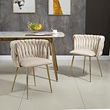 TOUCHE ULTRA-DOUCE EN VELOURS : Revêtu d’un tissu velours d’une douceur exceptionnelle, ce chaise salle a manger lot de 2 séduit dès le premier contact. Sa texture soyeuse et chaleureuse, perceptible au toucher, procure une sensation de bien-être immédiate, tout en apportant une élégance raffinée à votre intérieur.