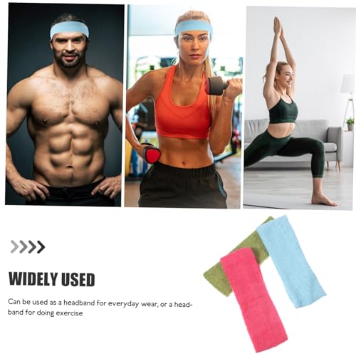 3 Pecas bandana esportiva faixa de ginástica faixas de suor decoração toalhas moda bandana de suor t
