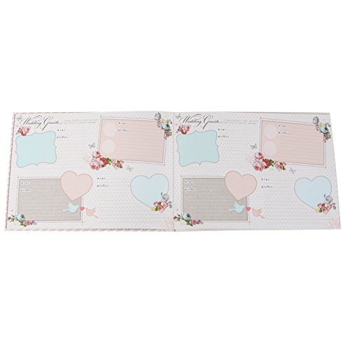 Hallmark Love Birds Wedding Guest Book, Pink - Image 3