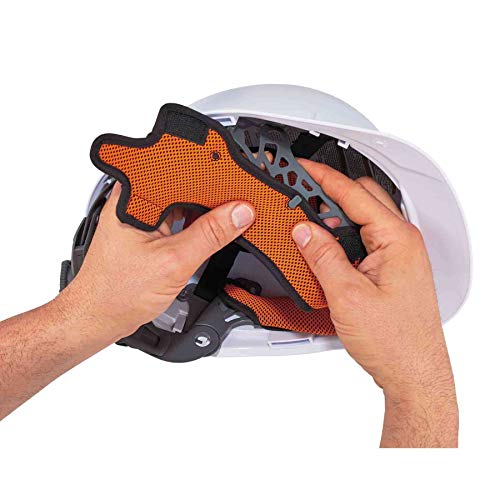 Ergodyne - 60194 Hard Hat Sweatband Replacement Pack (Includes 3), Skullerz 8984,Orange #TOP2