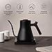 Fellow Stagg EKG Pro Studio Edition Electric Gooseneck Kettle - Pour-Over Coffee, Tea, Quick Heating, Precise Temperature Control, Scheduling, Built-in Brew Timer-Matte Black with Walnut Handle, 0.9 L