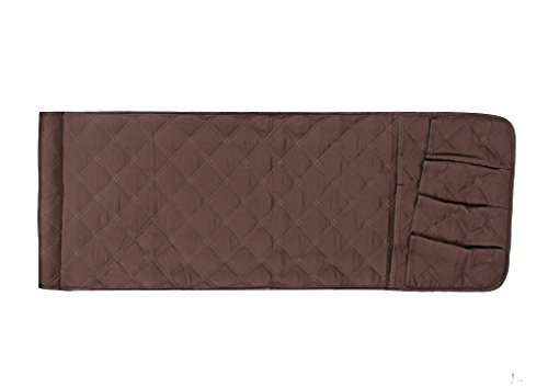 IPENNY Couch Sofa Armrest Organiser Chair TV Remote Holder Bed Storage Pocket Bag for Cellphone Tablet Notepad Book Magazines DVD Eyewears Drinker Snacks Holder Pouch - Thumbnail 3