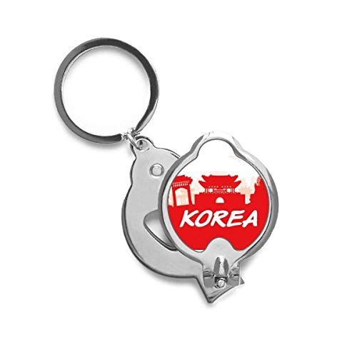 Coupe-ongles Corée silhouette rouge parfait pour vos voyages et retouches manucure
