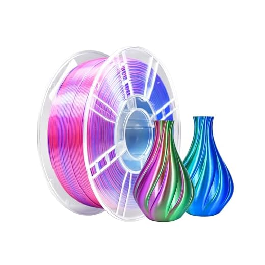 iBOSS Silk Tri-Color PLA+ Filament 1.75mm 1Kg, Triple Color Silk PLA Plus Filament, Silk PLA PRO Filament, Neatly Wound 3D Printer Filament, 3 in 1 Multi Color Filament +/-0.02mm, Silk Red Blue Green