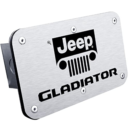 Au-TOMOTIVE GOLD Class III Trailer Hitch Plug for Jeep Gladiator (Brushed Chrome)