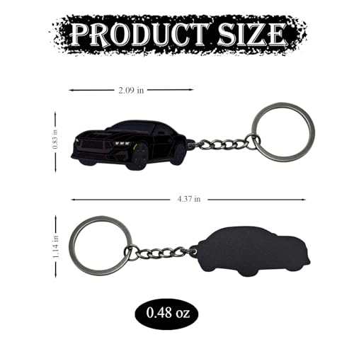 Image of Car Keychain Compatible with Mustang,Metal Key Chain,For Mustang GT Key chain, Enamel Keychain