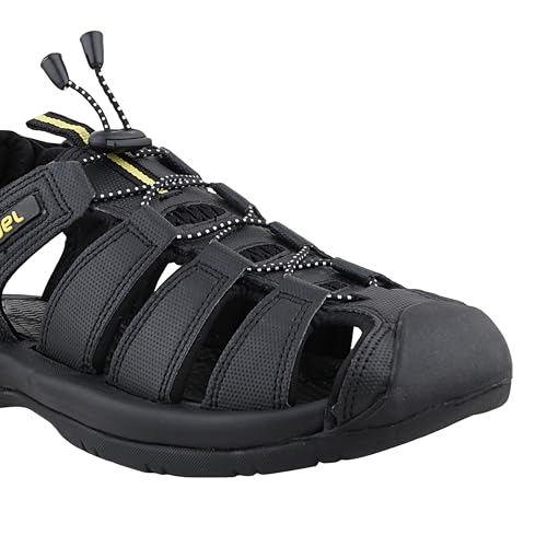 Image of FUEL Comando Men's Fisherman Sandals - Comfortable, Breathable & Flexible Outdoor Sandals with Protective Toe, Anti-Skid Sole - Stylish Casual Beach & Sports Footwear