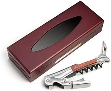 Chateau Epernay Handmade Stainless Steel Corkscrew - Mahogany