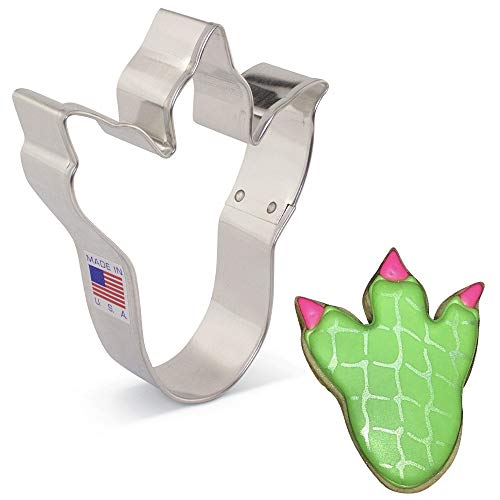 Cortador de biscoito Ann Clark, pegada de dinossauro/cortador de biscoito de pé, 10 cm