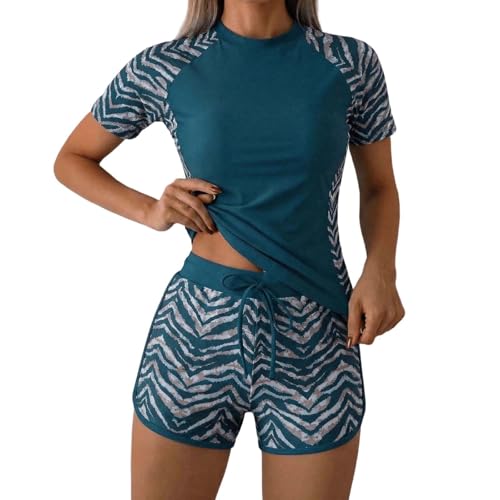 Tankini de sport nautique femme haut moulant et bas confortable