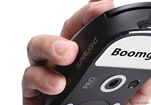 Image of Boomglide - Fastest and Smoothest Mouse Feet, Skates Made with Ultra Strong Flawless Glass, Super Fast Smooth and Durable Sole for Logitech GPX Superlight