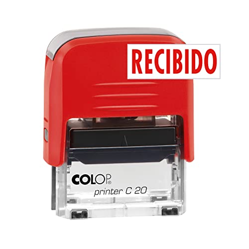 Colop PRINTER 20 L RECIBIDO Sello Printer 20'Recibido', 38mm x 14mm