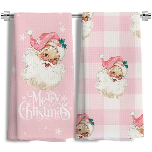LUKIPOM Pink Christmas Kitchen
