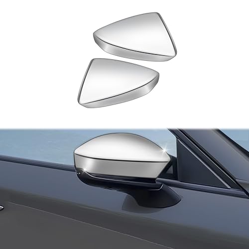 Hyorabyn マツダ 新型 CX-60 KH系 に対応サイドミラー アクセサリー汚れ防止 防水ドアミラー社外品 ガーニッシュABS 2枚 シルバー