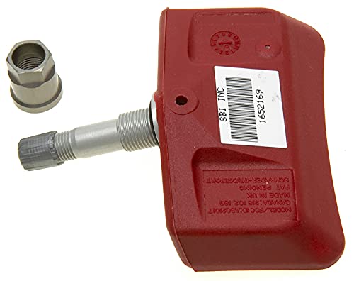 Schrader 28006 Clamp-in OE Replacement Tire Pressure Monitoring (TPMS) Sensor 315 MHz - Corvette - 10438853, 25981210 (Pack of 1)