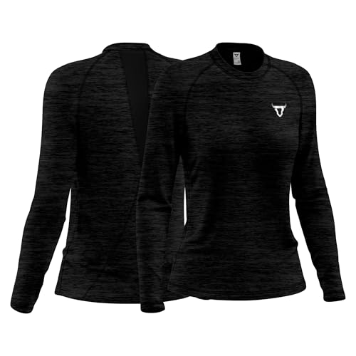 Women's Long Sleeve Quick Dry Fit Active T-Shirts Moisture Wicking Athletic Round Neck Gym Tee Exercise Yoga Ladies Tops - Image 4