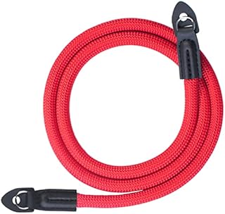 VKO Mirrorless Camera Neck Strap Compatible with Fujifilm X-T30 X-T4 X-T3 X100F X-T20 X-T10 X-T2 X70 X-Pro2 X-E3 X-E2 X-T1 X-Pro1 X30 XQ2 X100S X100T Cameras Climbing Rope Shoulder Strap Red