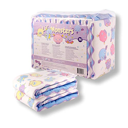 Rearz - Lil' Monsters - V3.0 - Adult Diapers (Sample 2 Pack) (Large) #TOP1