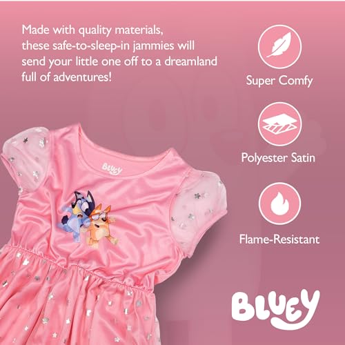 Bluey girls Fantasy Gown Nightgown
