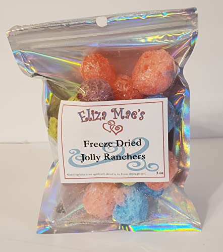 Eliza Mae's Freeze Dried Jolly Ranchers (3 ounce), Blue, Green Red, Pink and Purple