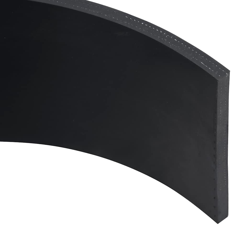 vidaXL Bordure en caoutchouc de chasse-neige noir 180x15x1 cm, bord de coupe en caoutchouc de chasse-neige, bord en caoutchouc de poussoir à neige, lames de chasse-neige en caoutchouc