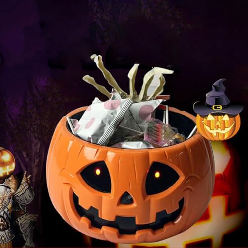 Cuenco para servir caramelos con sensor eléctrico de Halloween 3