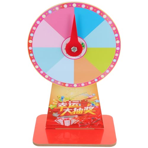 BRIGHTFUFU Wheel Carnival Game Roulette for Parties Portable Desktop Random Style