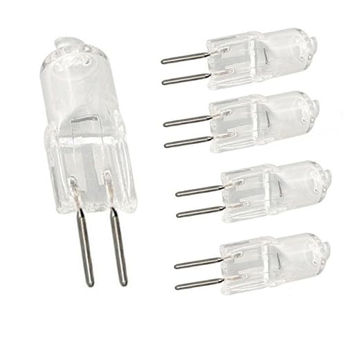 JZLBBC 5Pc Lampadina Alogena G5.3 24V 50W Lampadine Alogene GU5.3 base a doppio ago Bianca Calda Dimmerabile,250 W